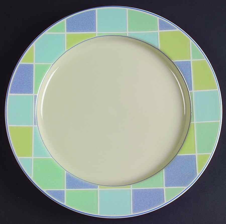 Square Tile Dinner Plate by Nikko-1