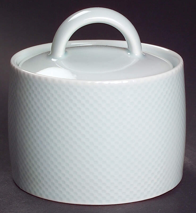 Reflections Celadon Sugar Bowl & Lid by Nikko-1