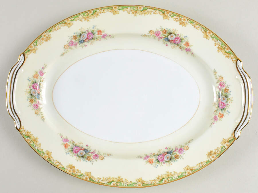 N1915 12" Oval Serving Platter by Noritake-1