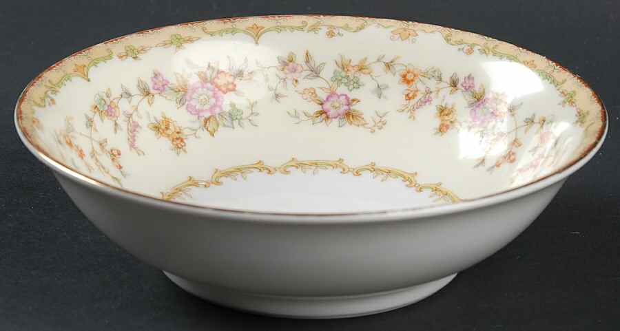 Columbine (No #) Coupe Cereal Bowl by Noritake-1