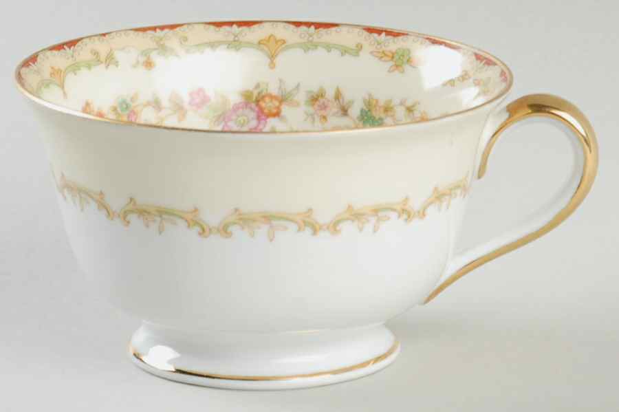 Columbine (No #) Footed Cup by Noritake-1
