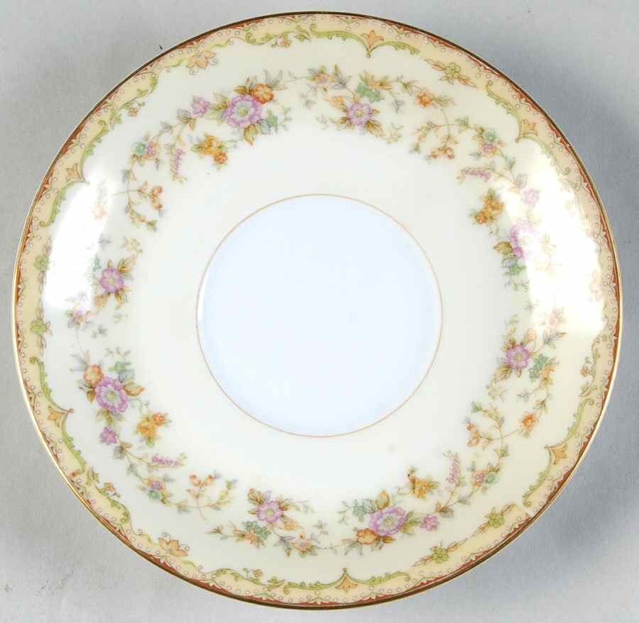 Columbine (No #) Saucer by Noritake-1