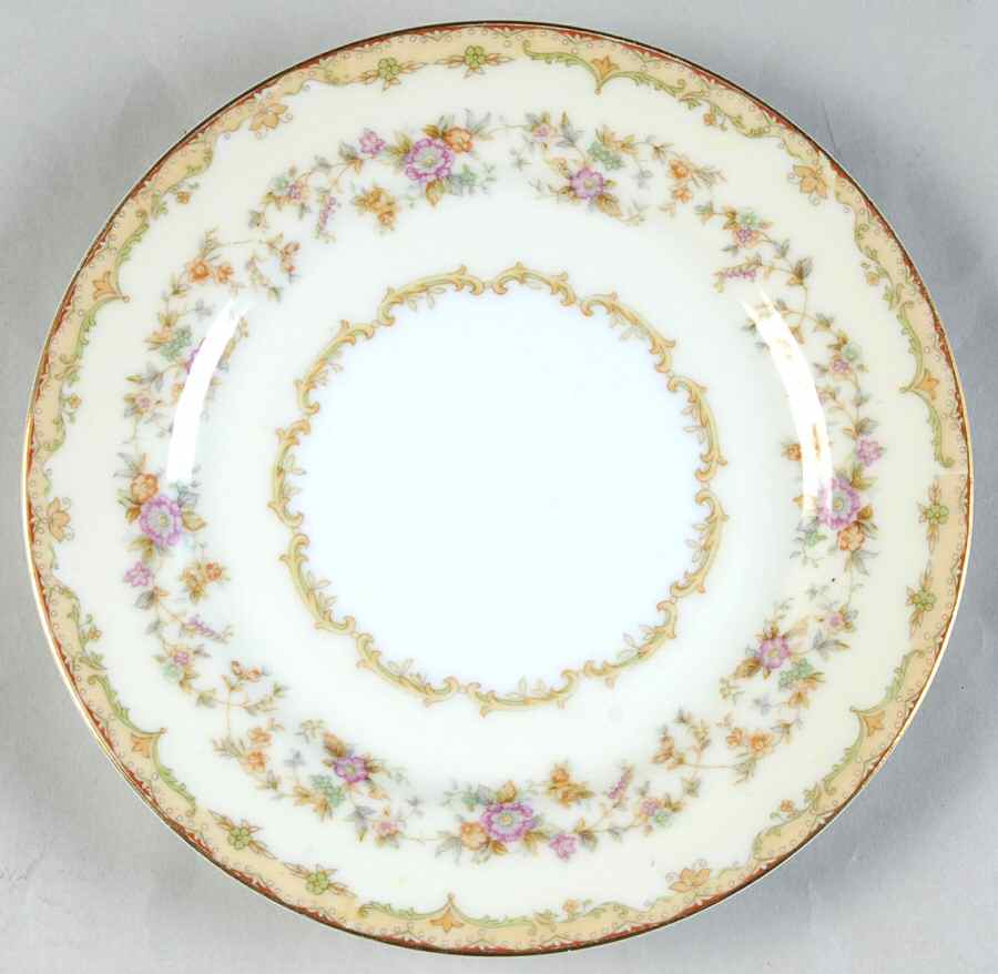 Columbine (No #) Bread & Butter Plate by Noritake-1