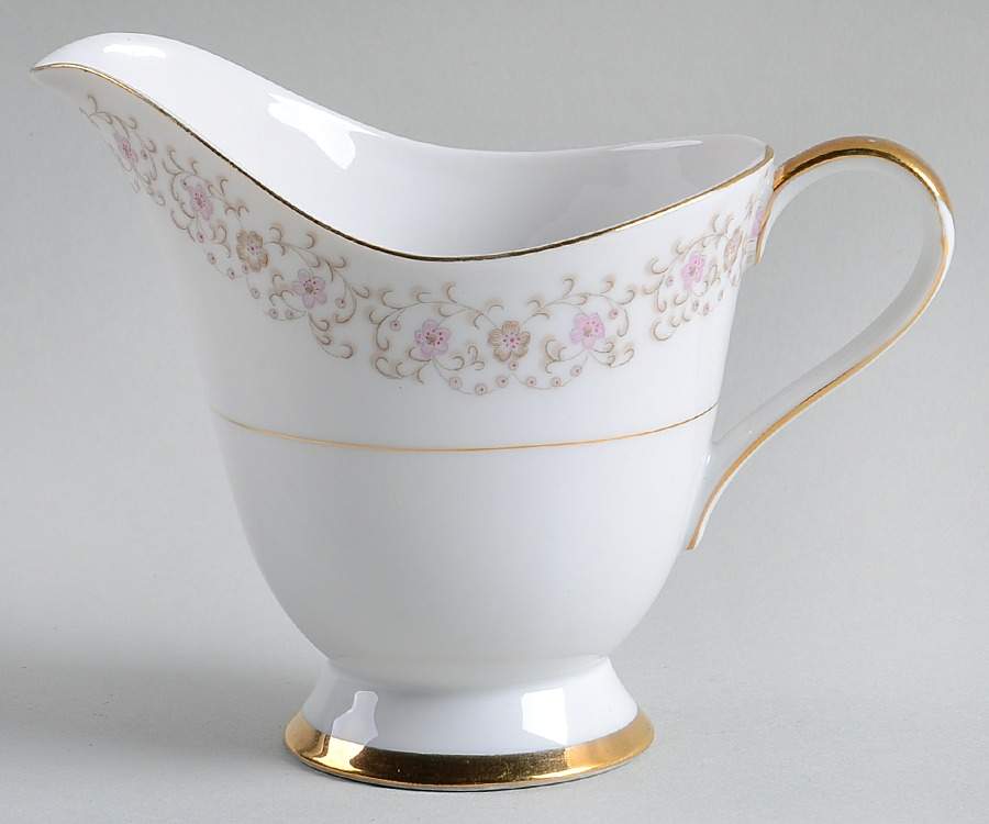 Coronet (Floral) Creamer by Nikko-1