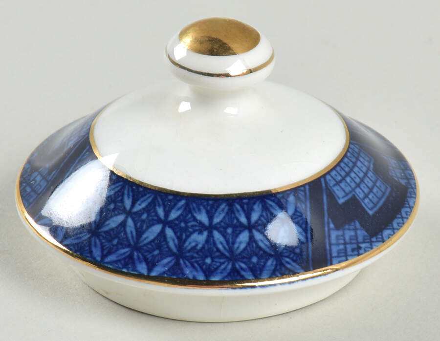 Blue Willow Lid for Mini Sugar Bowl by Nikko-1