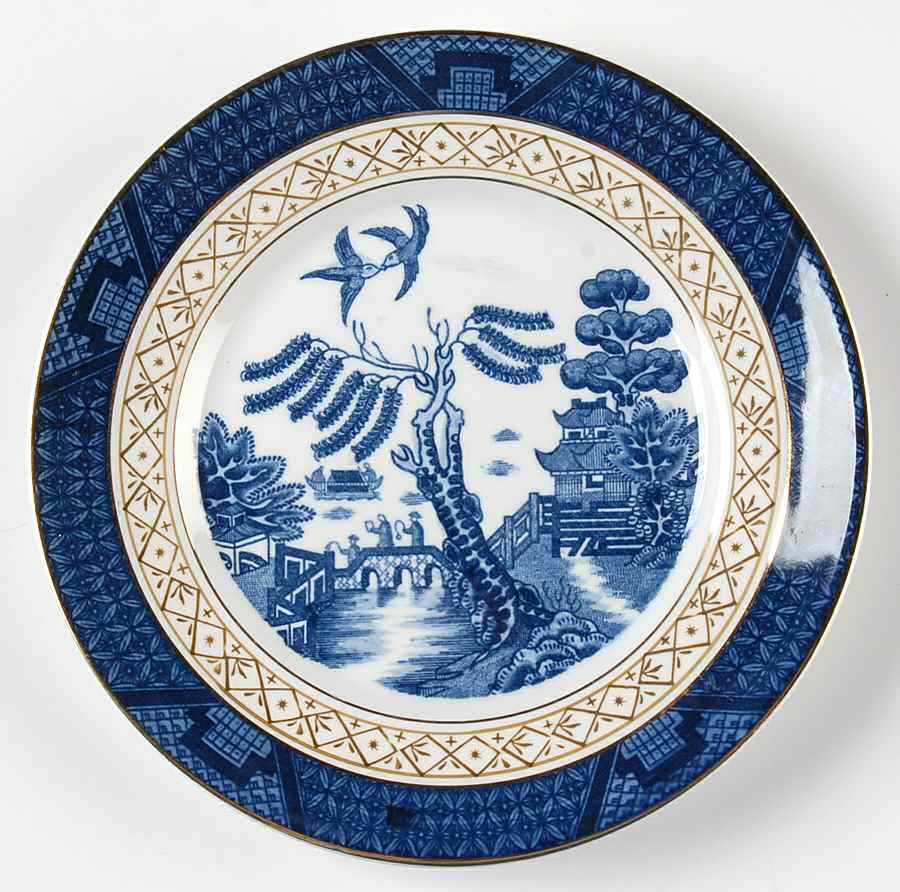 Blue Willow Bread & Butter Plate by Nikko-1