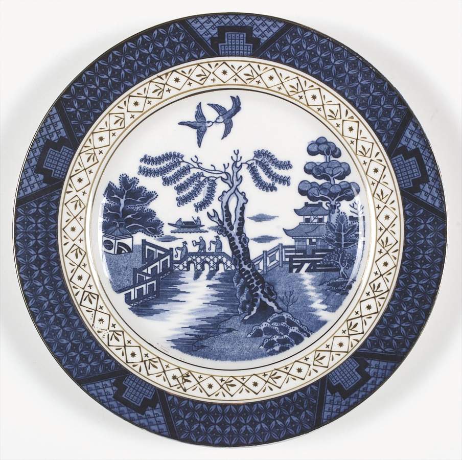 Blue Willow Salad Plate by Nikko-1