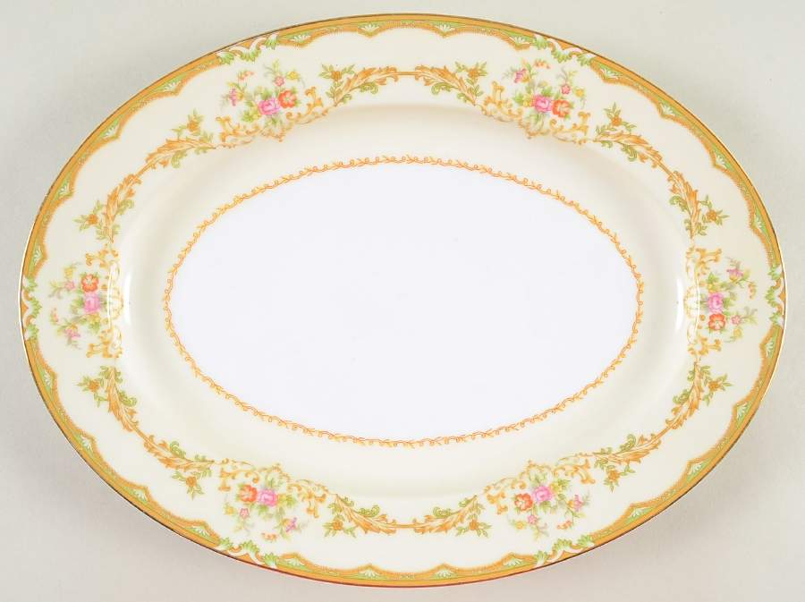 N1933 11" Oval Serving Platter by Noritake-1