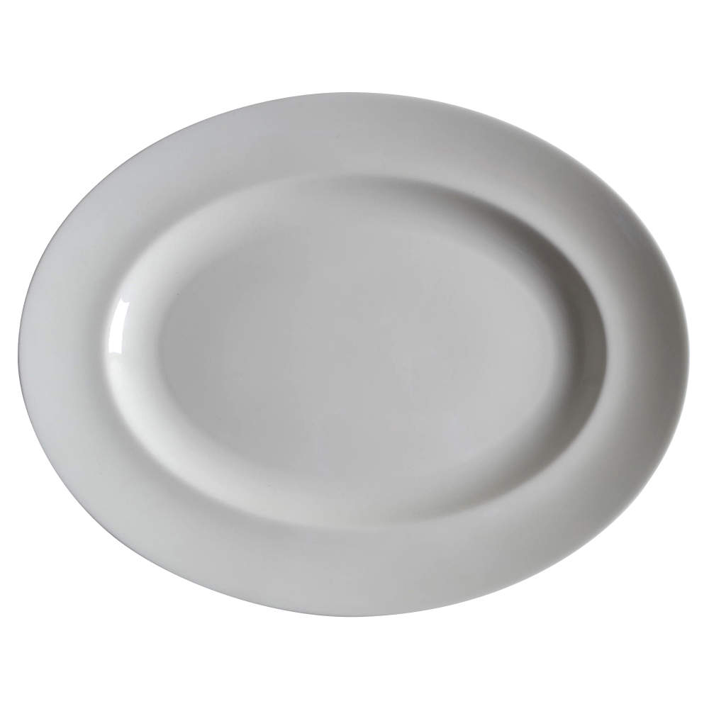 Whitehouse 14" Oval Serving Platter by Noble Excellence-1