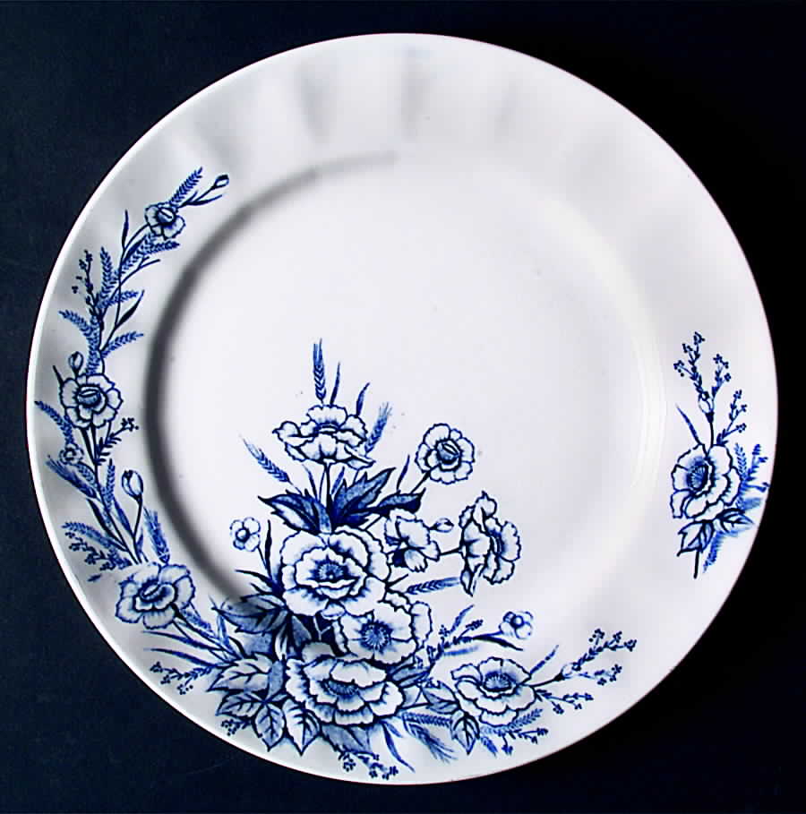 Queens Rose Dinner Plate by Nasco (Japan)-1