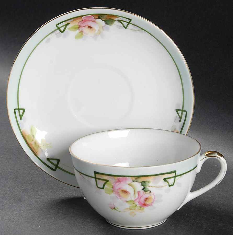 N1478 Flat Cup & Saucer Set by Noritake-1