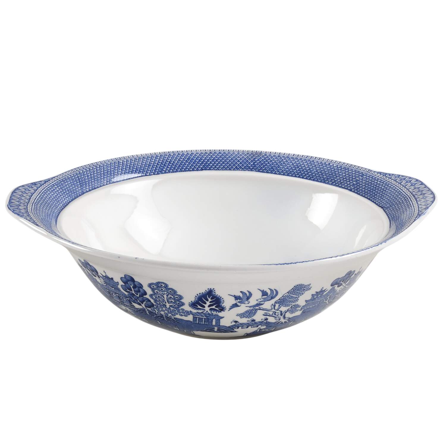 Willow Blue (No Gold Trim) Round Vegetable No Lid by North Stafforsdhire-1