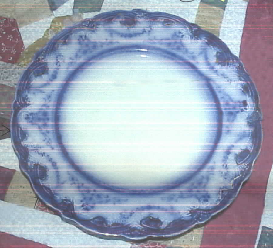 Portsmouth Blue Salad Plate by New Wharf-1