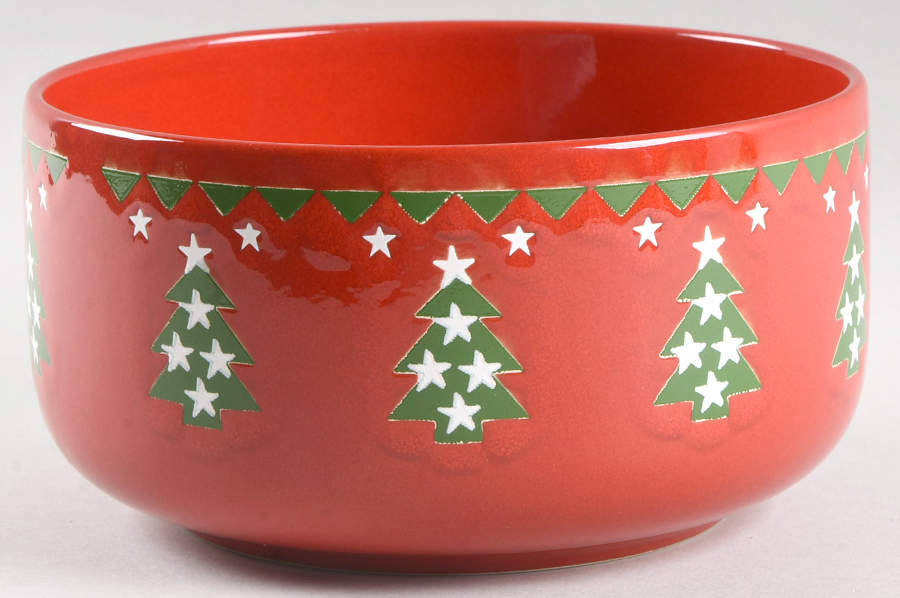 Christmas Tree 7" Round Vegetable Bowl by Noble Excellence-1