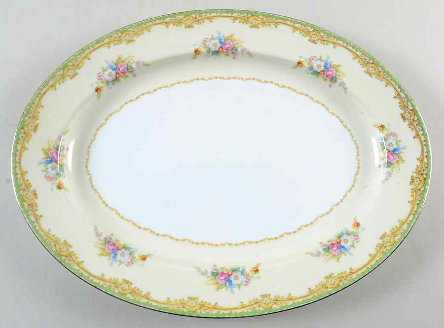 N1958 16" Oval Serving Platter by Noritake-1