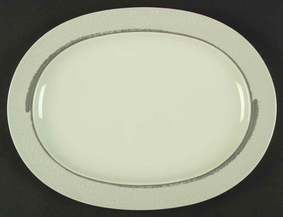 Ambience Frost 14" Oval Serving Platter by Noritake-1