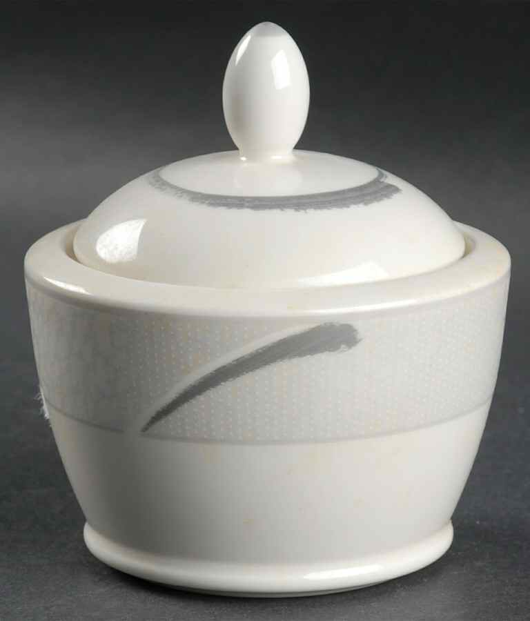Ambience Frost Sugar Bowl & Lid by Noritake-1