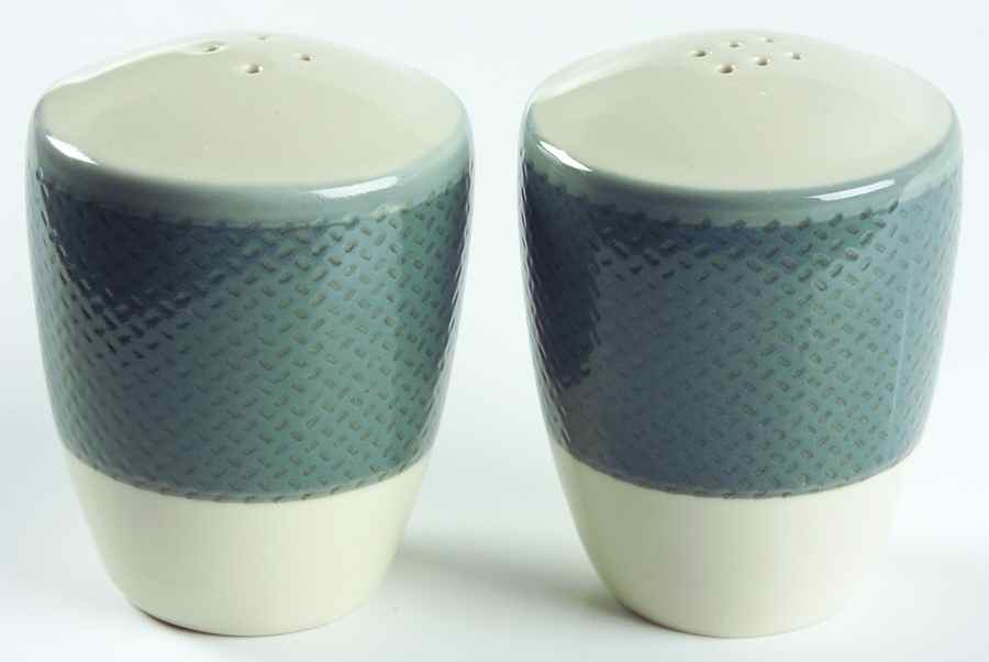 Safari Blue Salt & Pepper Set by Noritake-1