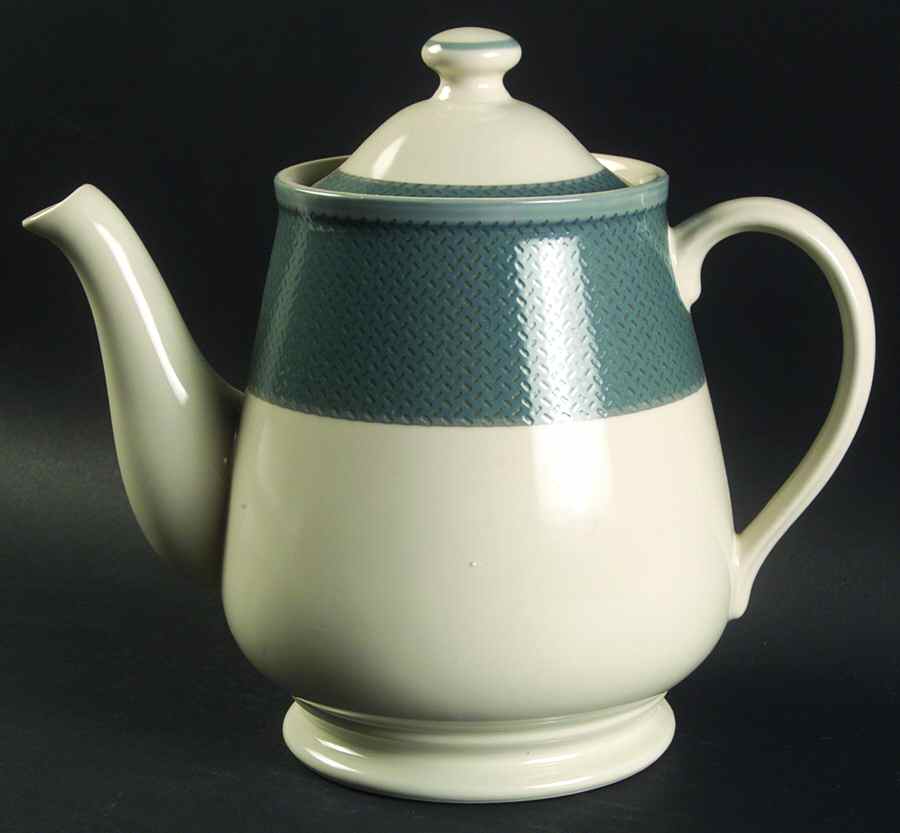 Safari Blue Tea/Coffee Pot & Lid by Noritake-1
