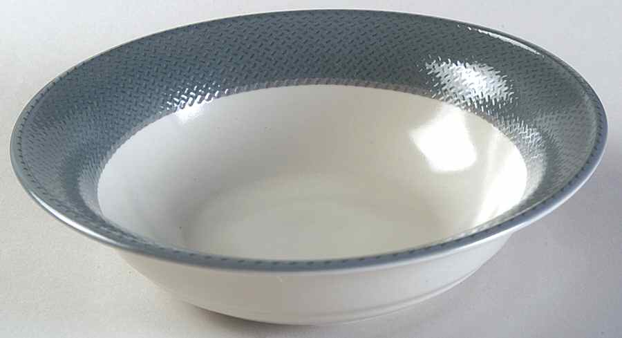Safari Blue Rim Cereal Bowl by Noritake-1