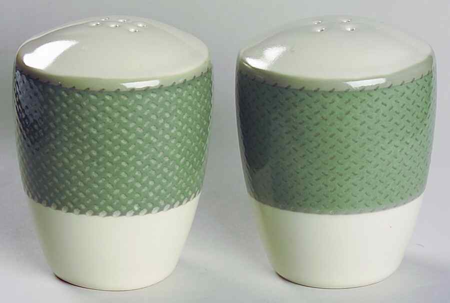 Safari Green Salt & Pepper Set by Noritake-1