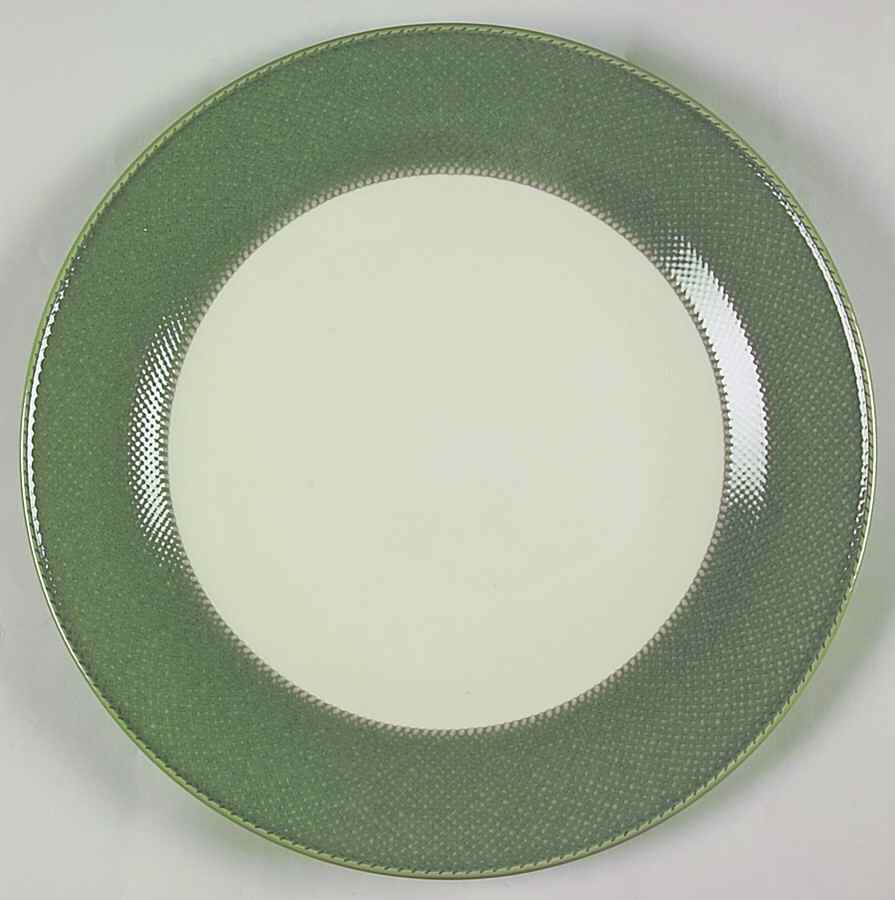 Safari Green 12" Chop Plate (Round Platter) by Noritake-1