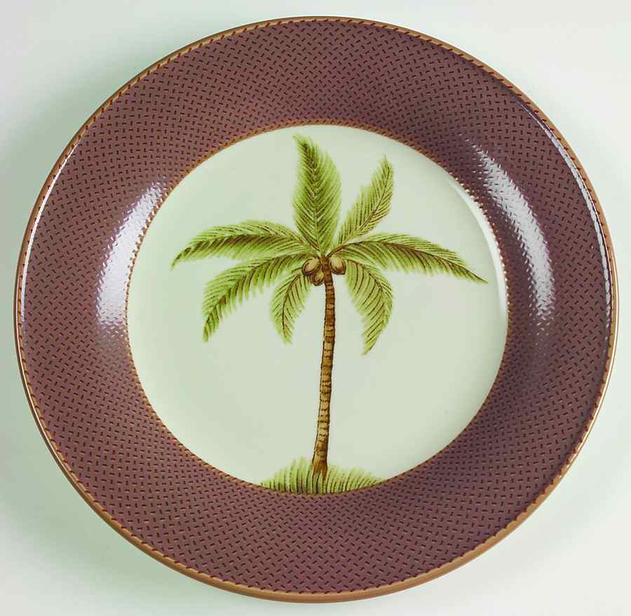 Safari Rosewood Accent Luncheon Plate by Noritake-1