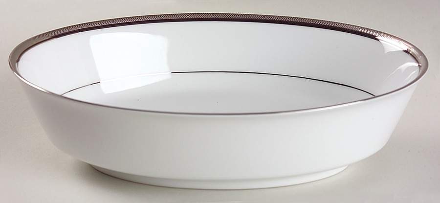 Renwick Platinum 9" Oval Vegetable Bowl by Noritake-1