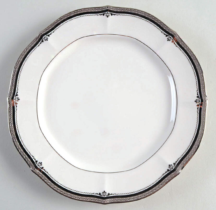 Stratford Platinum Dinner Plate by Noritake-1