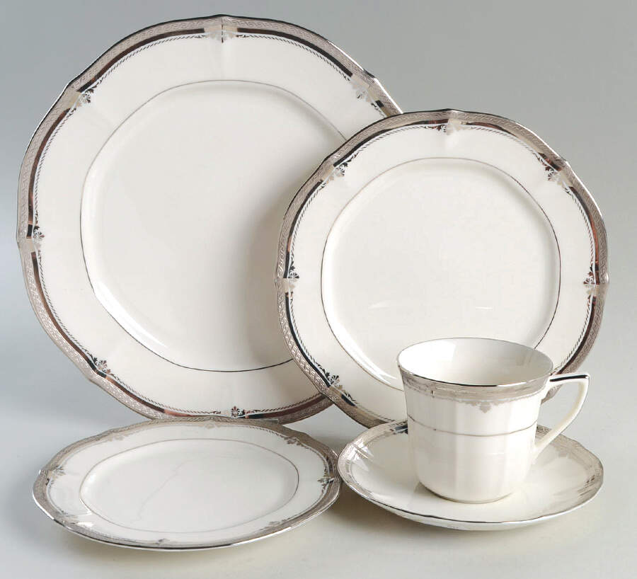 Stratford Platinum 40 Piece Estate Set by Noritake-1