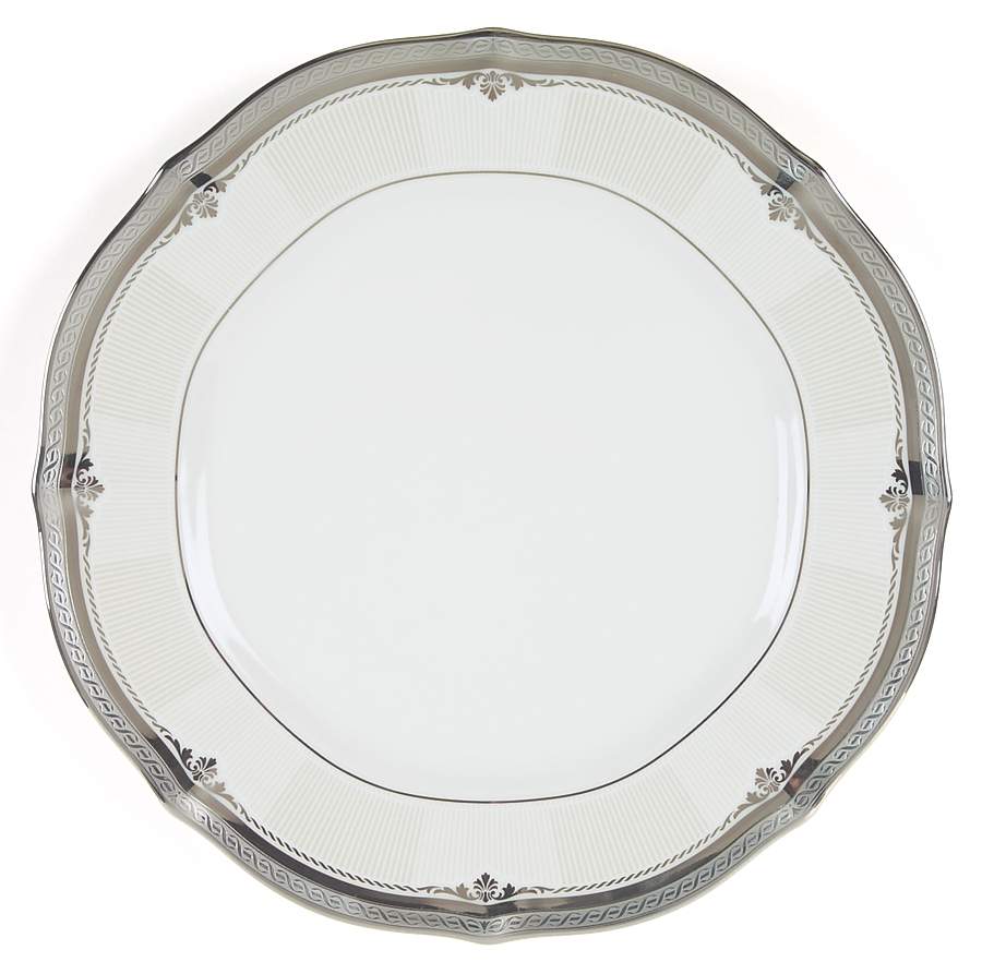 Stratford Platinum Accent Luncheon Plate by Noritake-1