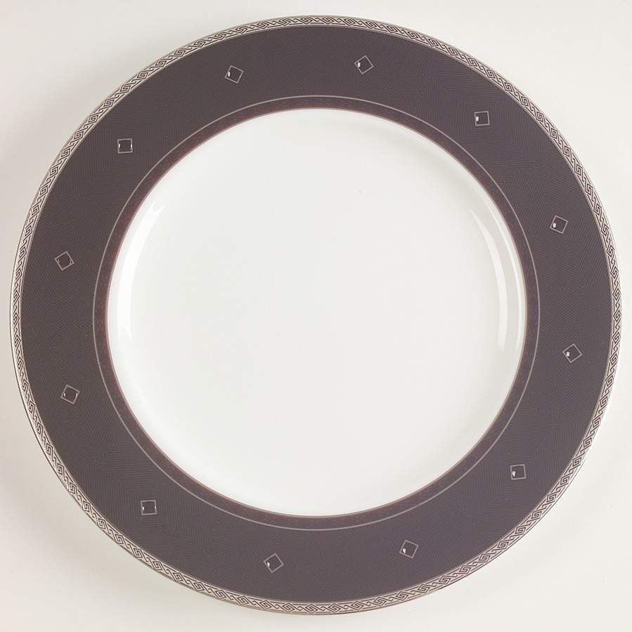 Patrina Platinum Accent Luncheon Plate by Noritake-1