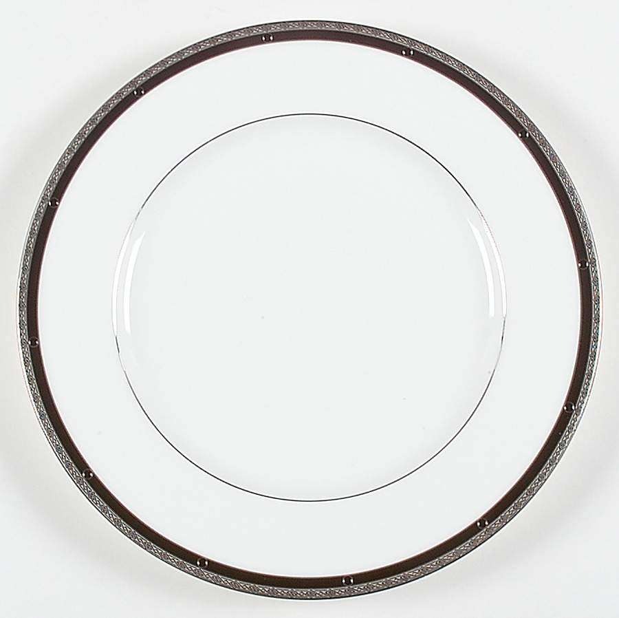 Patrina Platinum Dinner Plate by Noritake-1