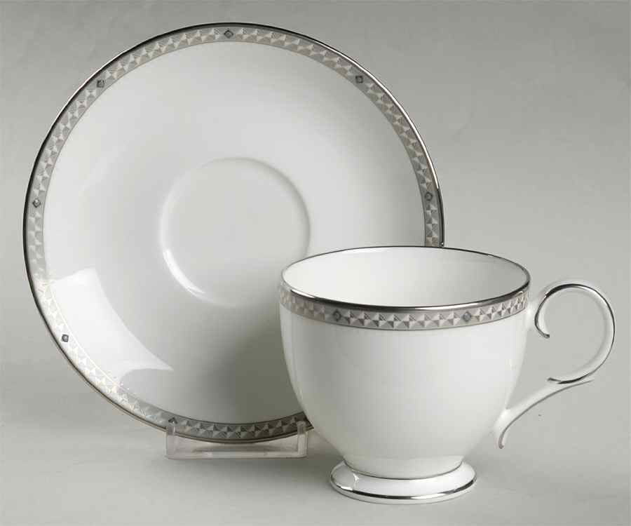 Pearl Odyssey Footed Cup & Saucer Set by Noritake-1