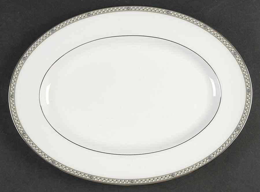 Pearl Odyssey 12" Oval Serving Platter by Noritake-1