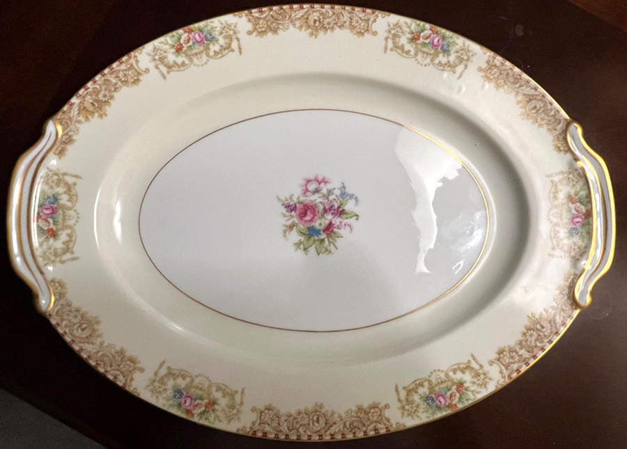 N1984 11" Oval Serving Platter by Noritake-1