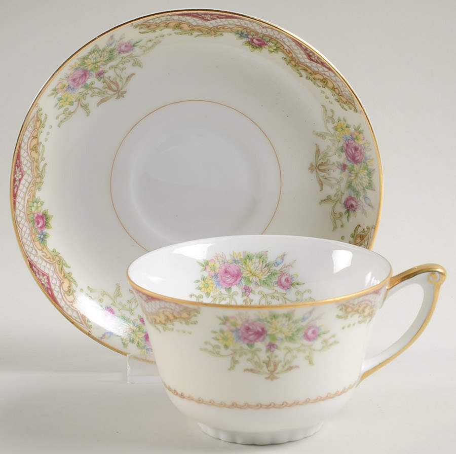 Laguna Footed Cup & Saucer Set by Narumi-1