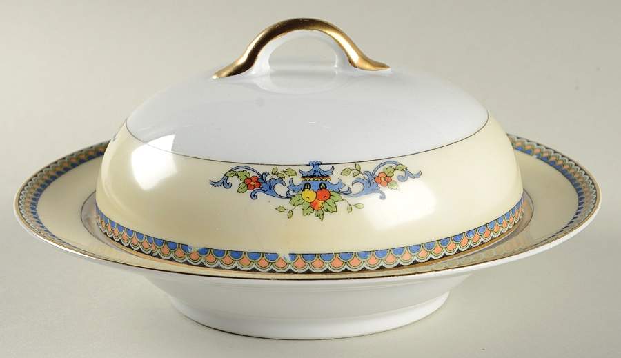 N1991 Round Covered Butter by Noritake-1
