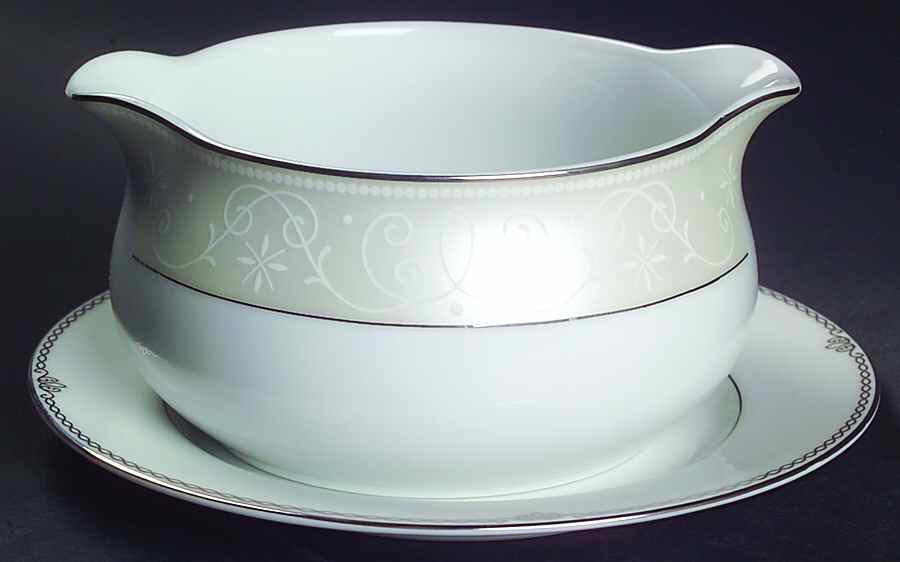 Moonlight Sonata Gravy Boat & Underplate by Nikko-1