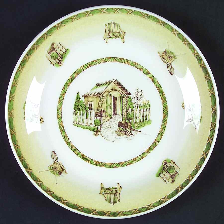 Home Sweet Home Salad Plate by Nikko-1