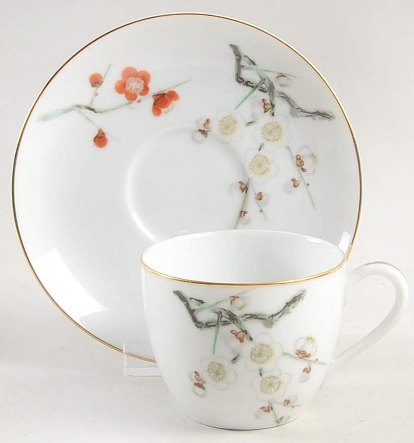 N2012 Flat Demitasse Cup & Saucer Set by Noritake-1