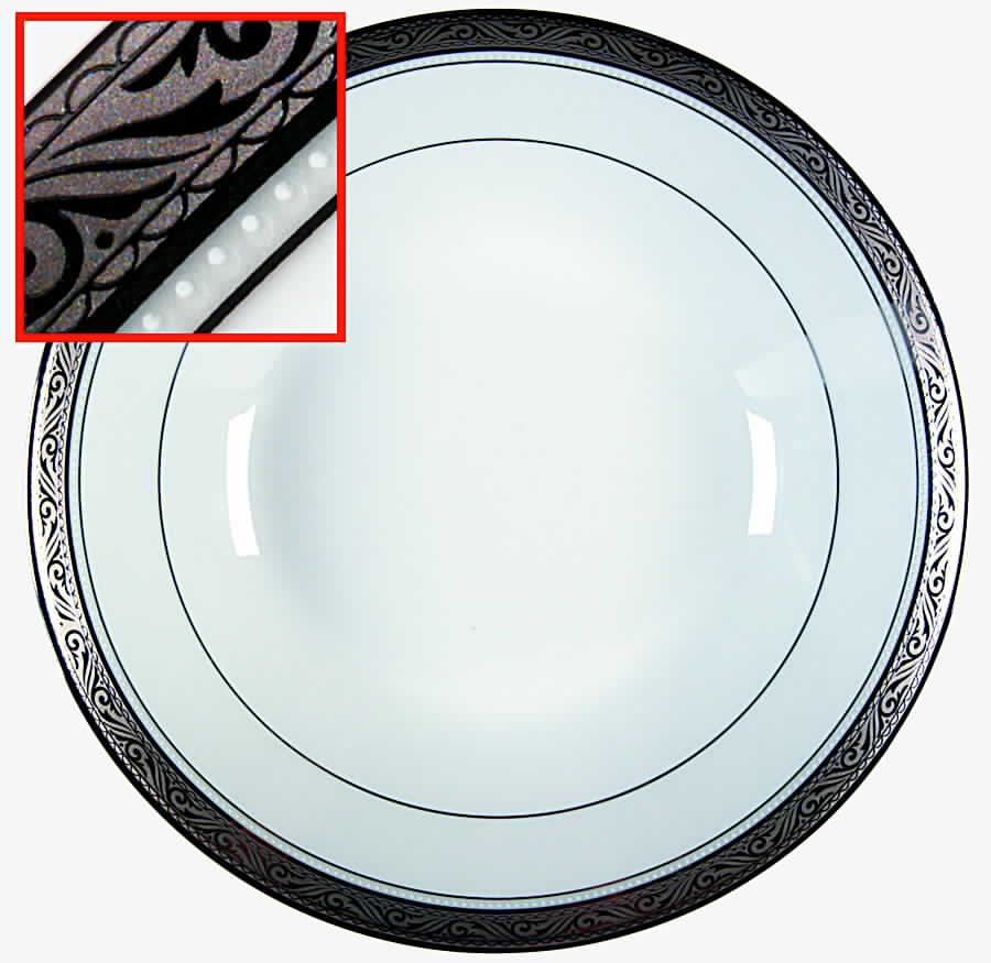 Majestic Platinum Coupe Soup Bowl by Noritake-1