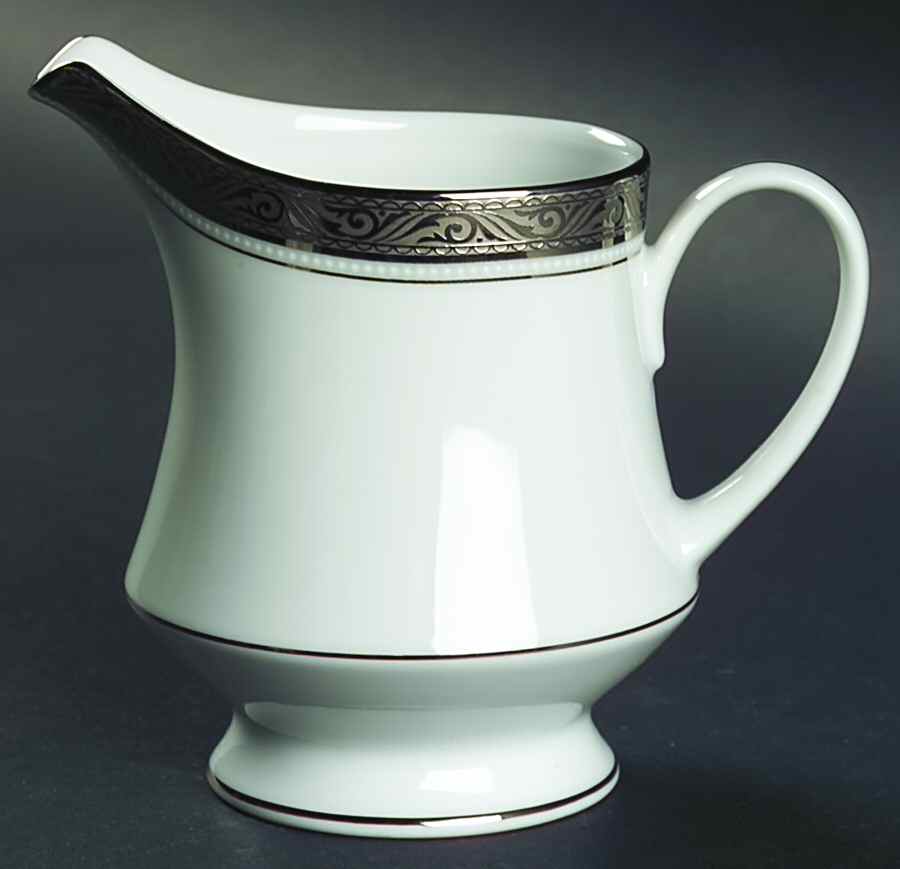 Majestic Platinum Creamer by Noritake-1