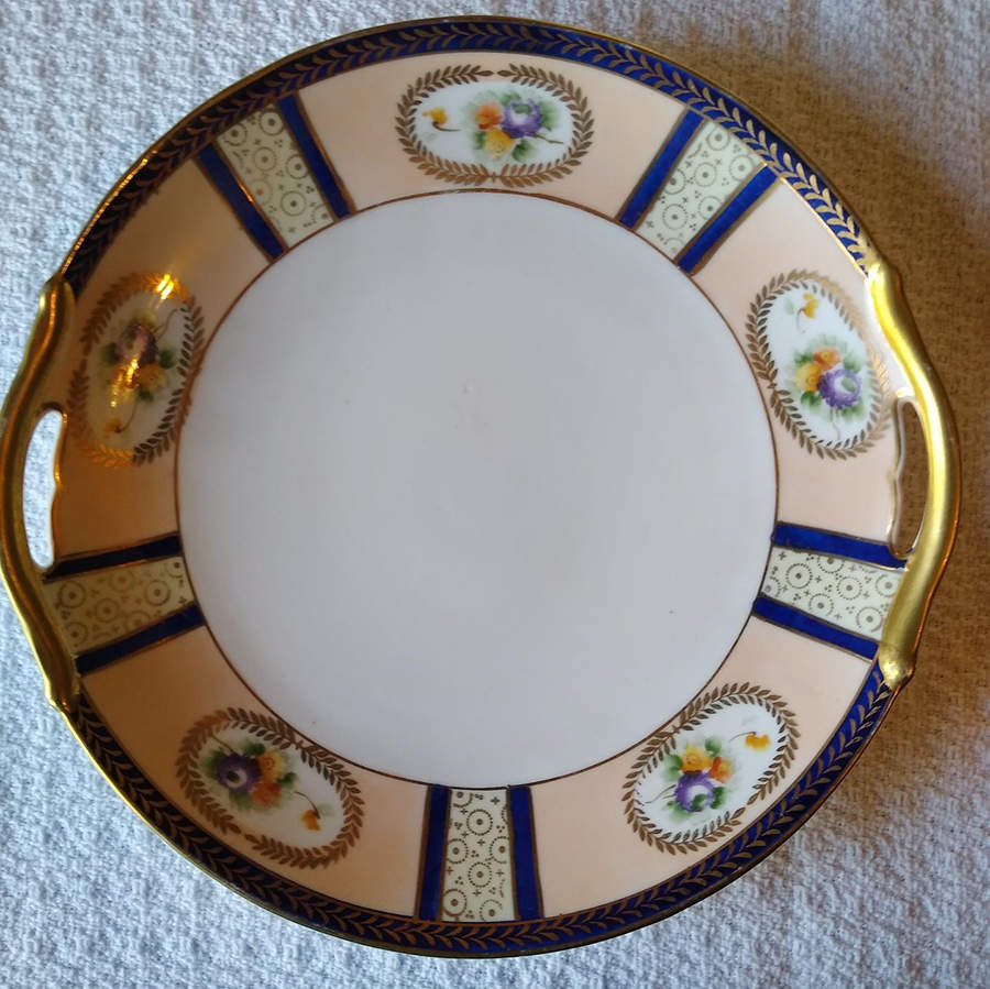N2022 Handled Cake Plate by Noritake-1