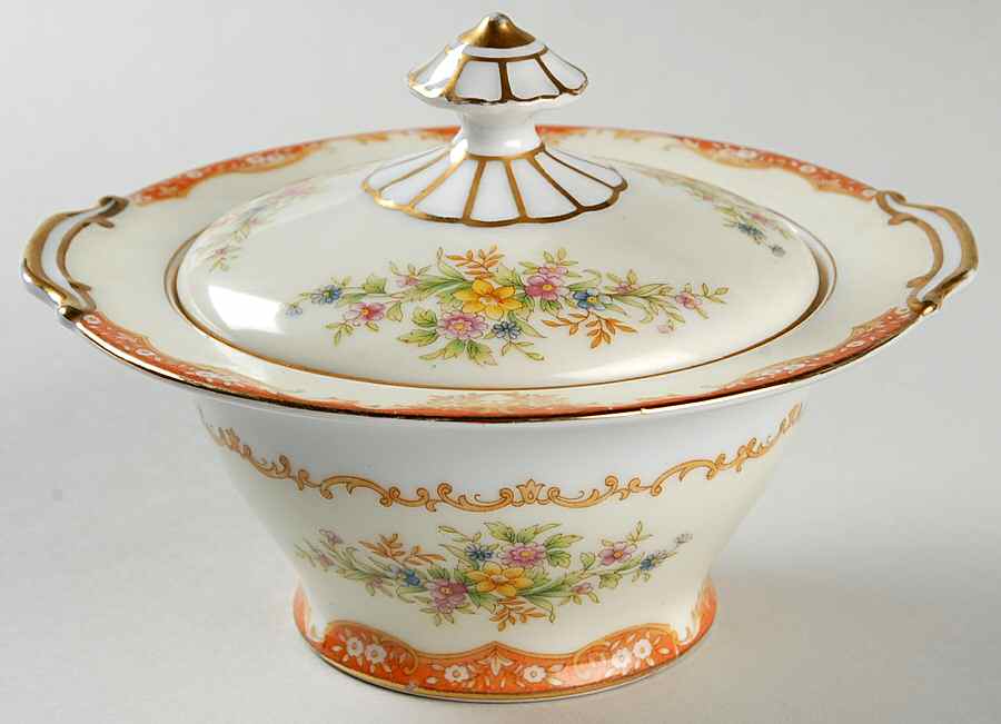N2027 Sugar Bowl & Lid by Noritake-1