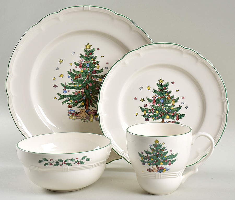 Holiday Greetings 4 Piece Place Setting by Nikko-1
