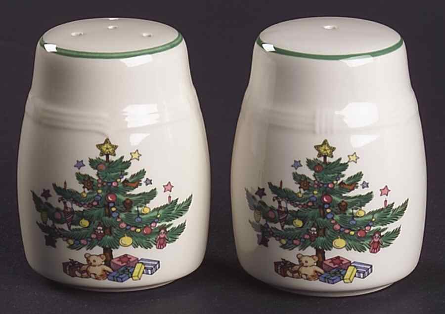 Holiday Greetings Salt & Pepper Set by Nikko-1