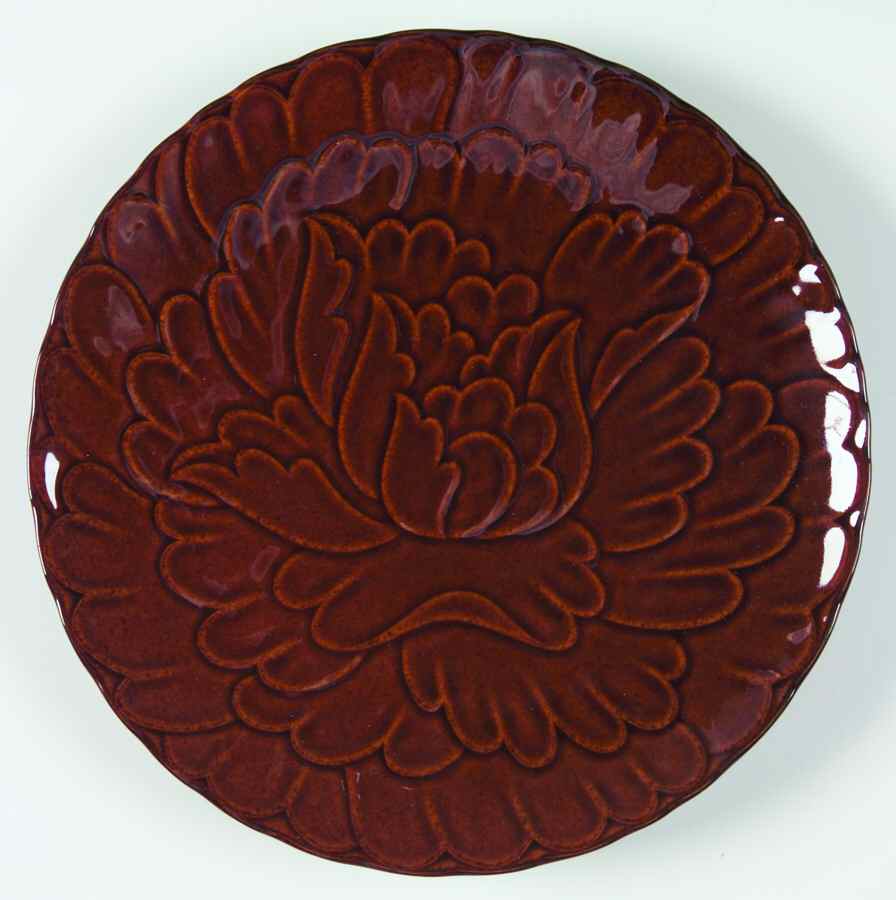 Hana Caramel Salad Plate by Nikko-1