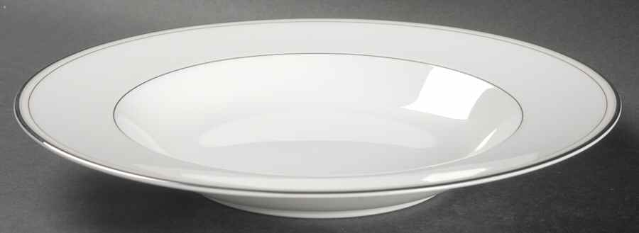Platinum Pearl 9" Soup/Pasta Bowl by Nikko-1