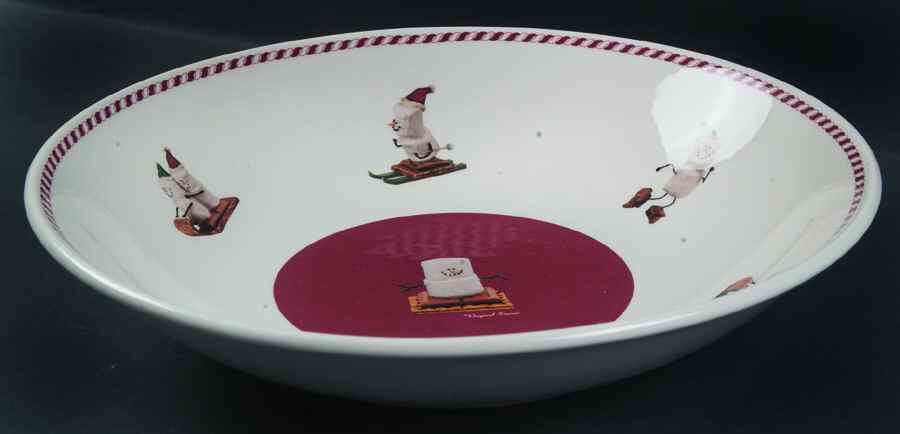 Let It S'More 12" Pasta Serving Bowl by Nikko-1